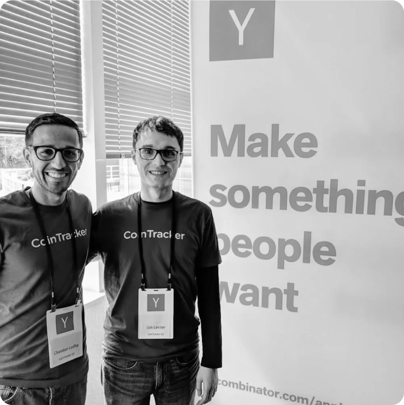 CoinTracker founders Jon Lerner and Chandan Lodha at Y Combinator